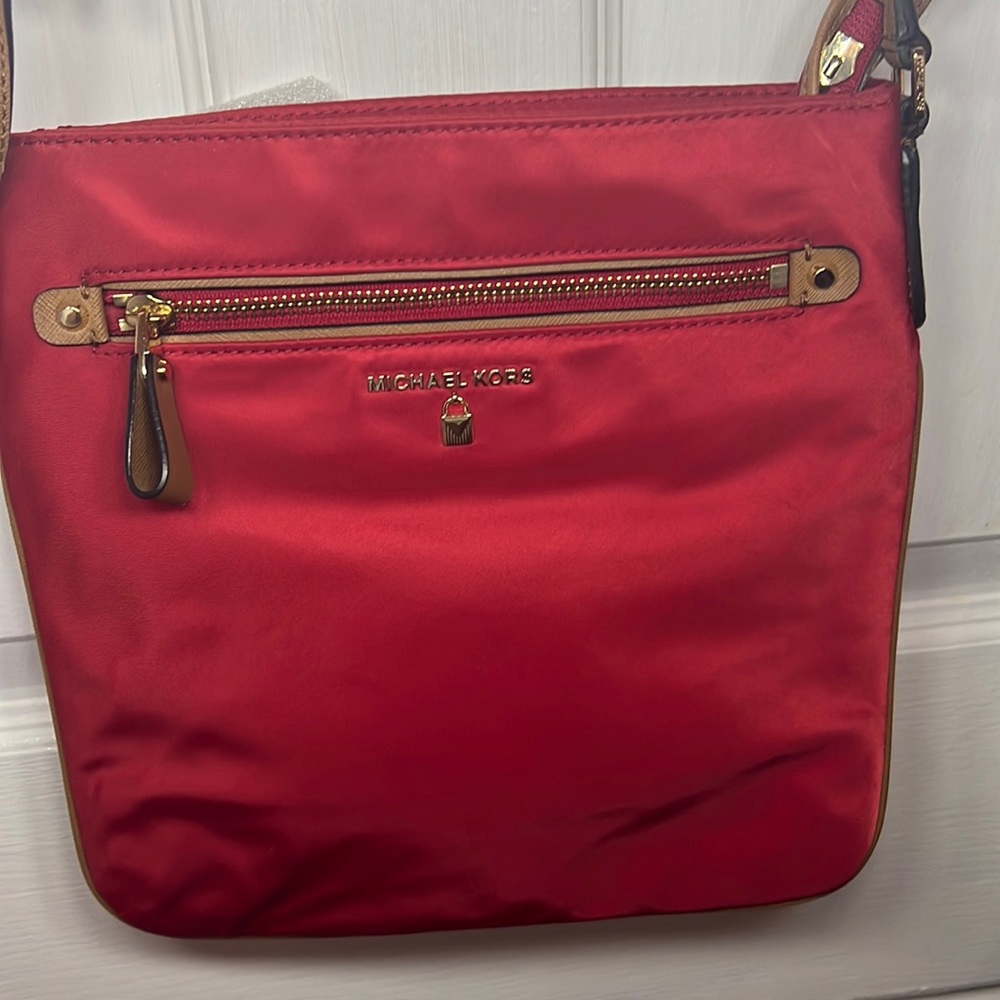 Michael Kors , red crossbody